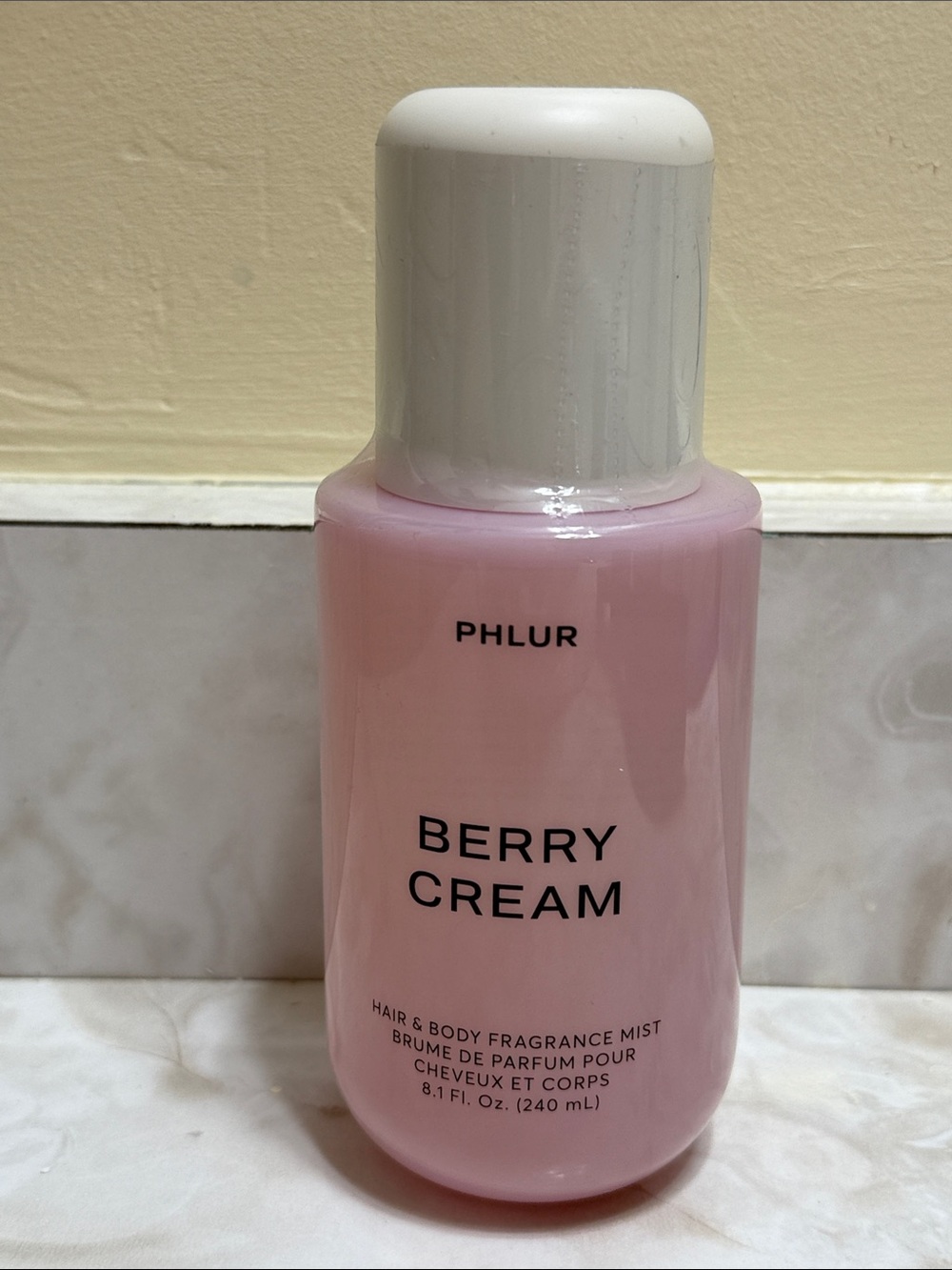 Berry Cream Hair & Body Fragrance Mist – Pink